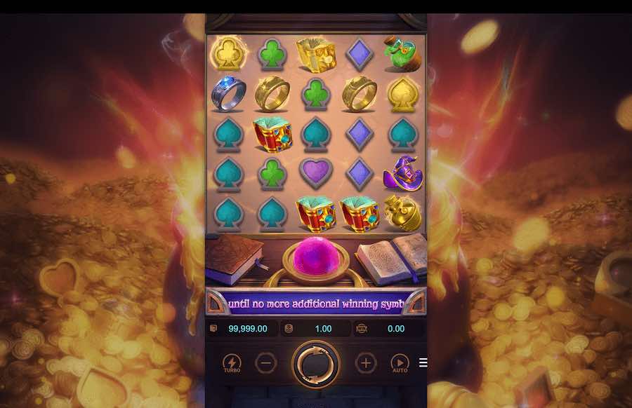 Jogo base da slot Alchemy Gold 