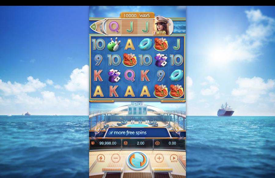 Jogo base do caça-níquel Cruise Royale 