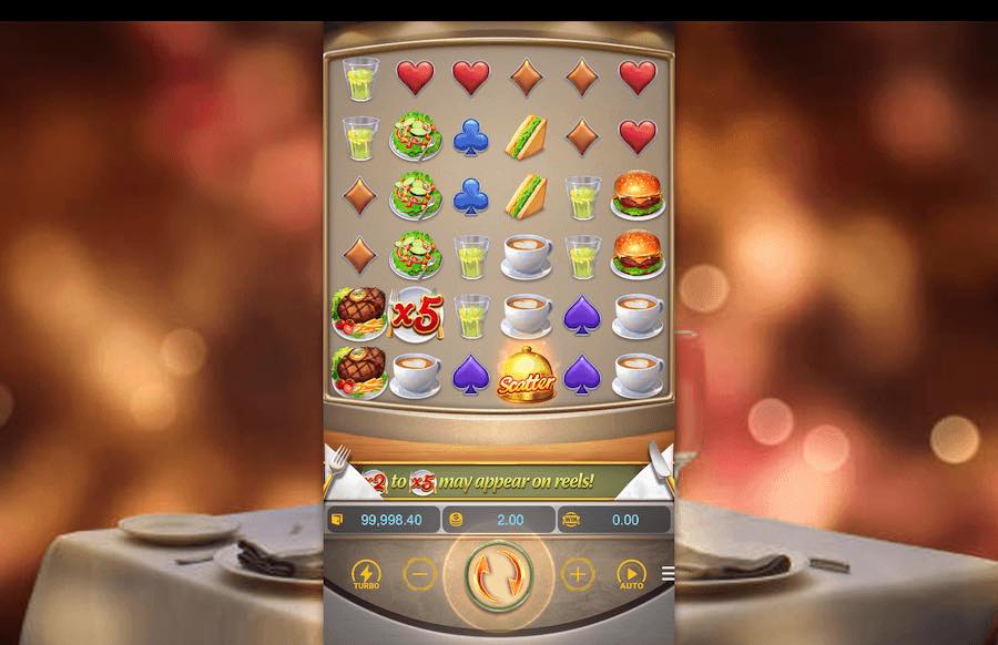 Jogo base da slot Diner Delight