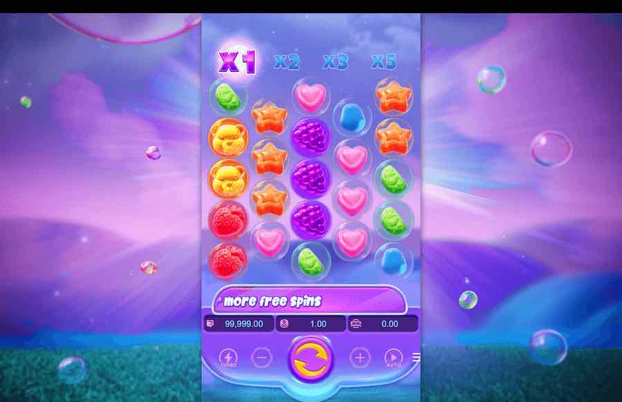 Jogo base da slot Fruity Candy