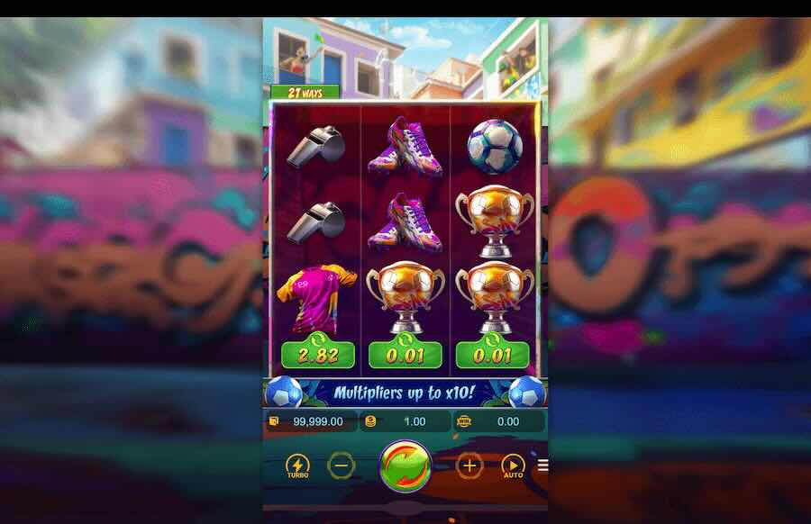 Jogo base da slot Futebol Fever