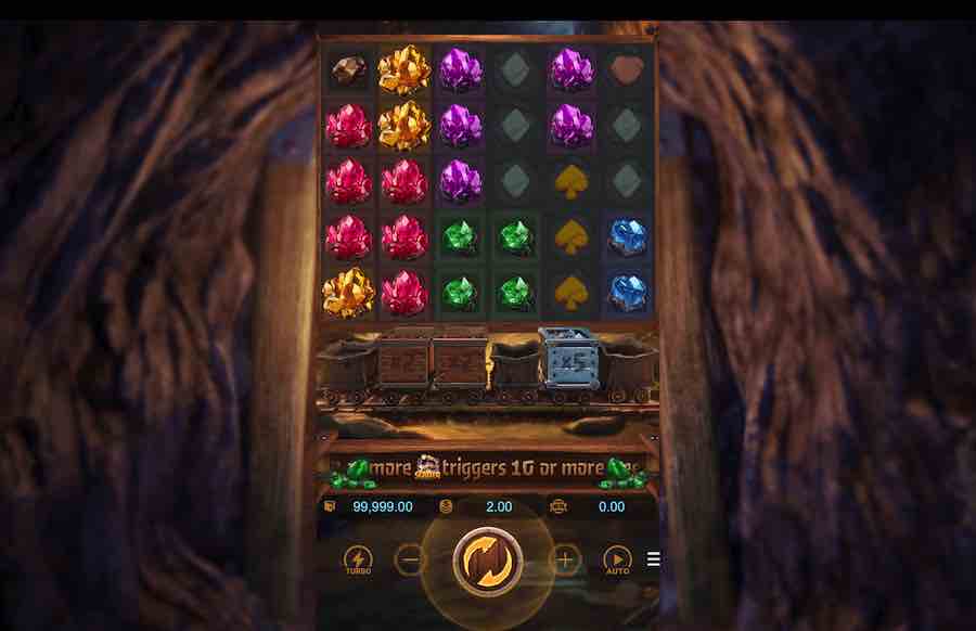 Jogo base da slot Gemstones Gold