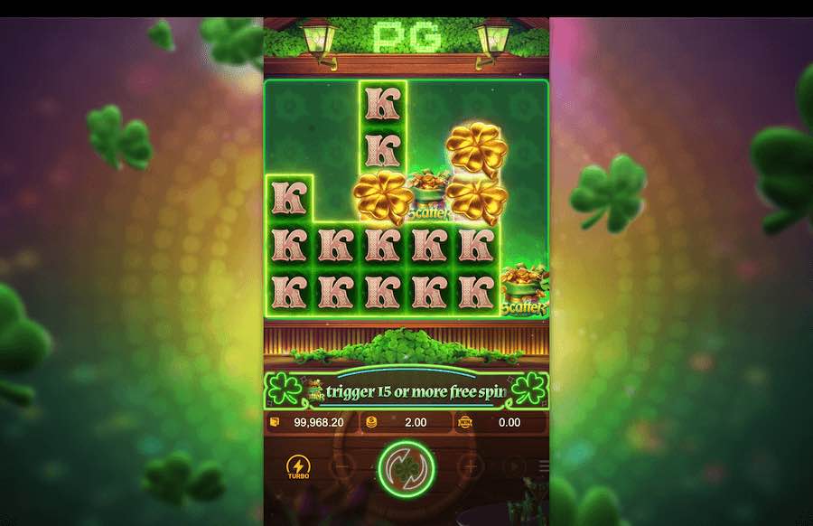 Recurso de bônus da slot Lucky Lady Clover 