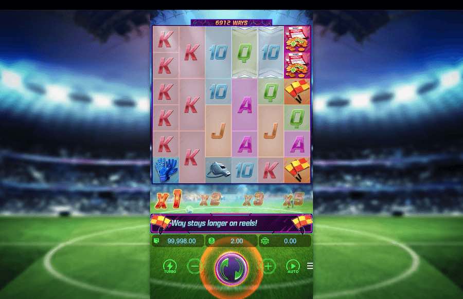 Jogo base da slot Ultimate Striker