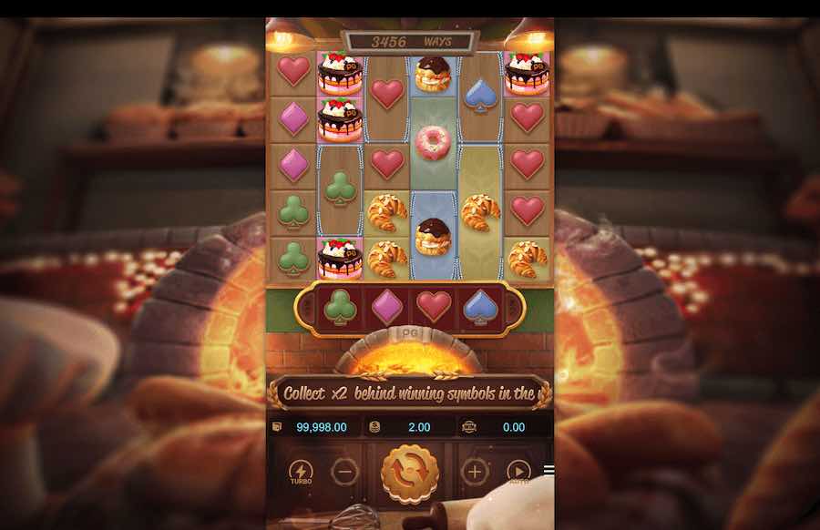 Juego base de la tragaperras Bakery Bonanza