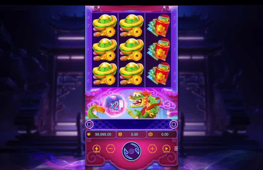 Juego base de la tragaperras Fortune Dragon