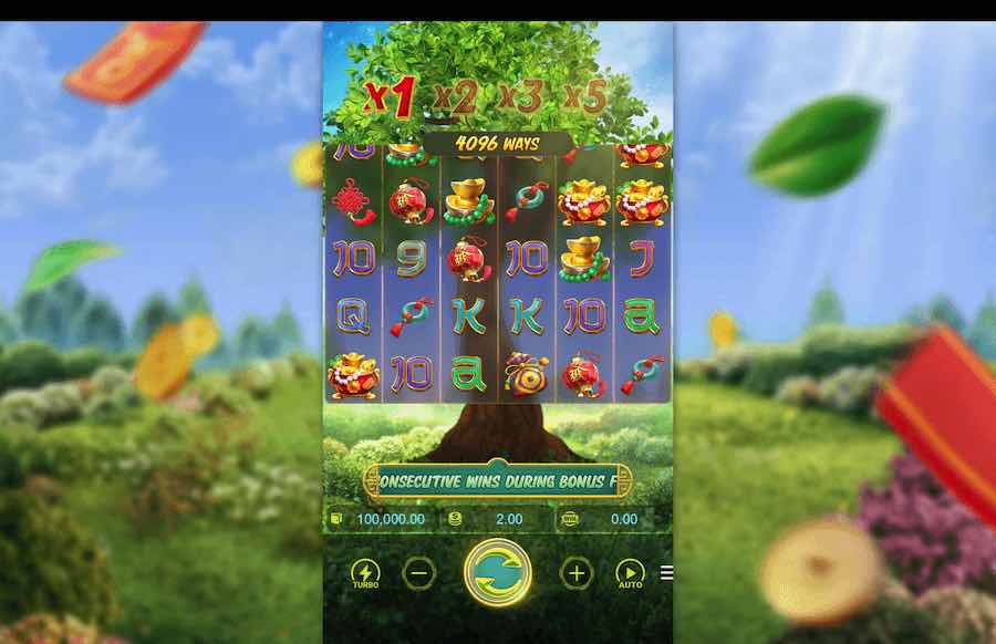 Juego base de la tragaperras Prosperity Tree Fortune 