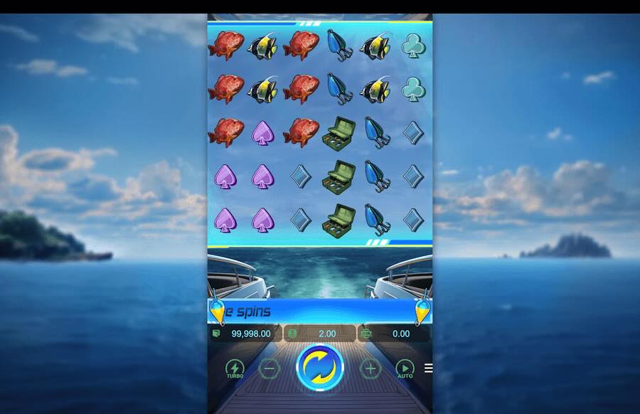 Juego base de la tragaperras Shark Hunter