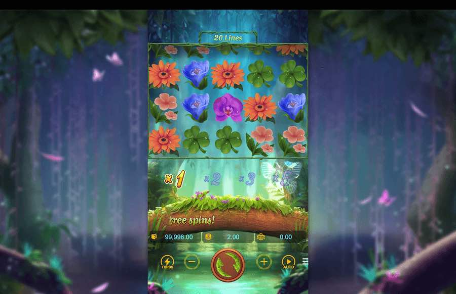 Butterfly Blossom slot base game 