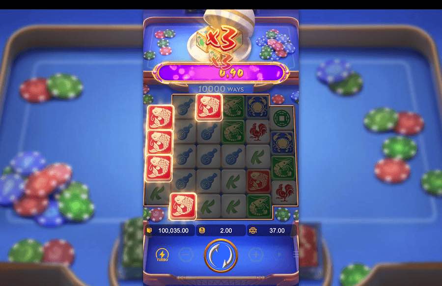Win Win Fish Prawn Crab slot bonus feature 
