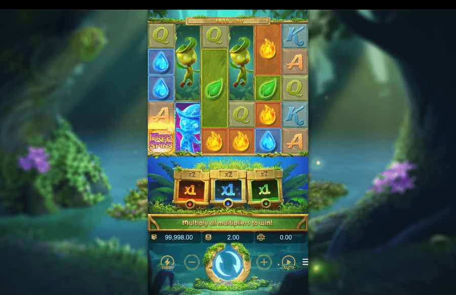 Mystical Spirits slot base game