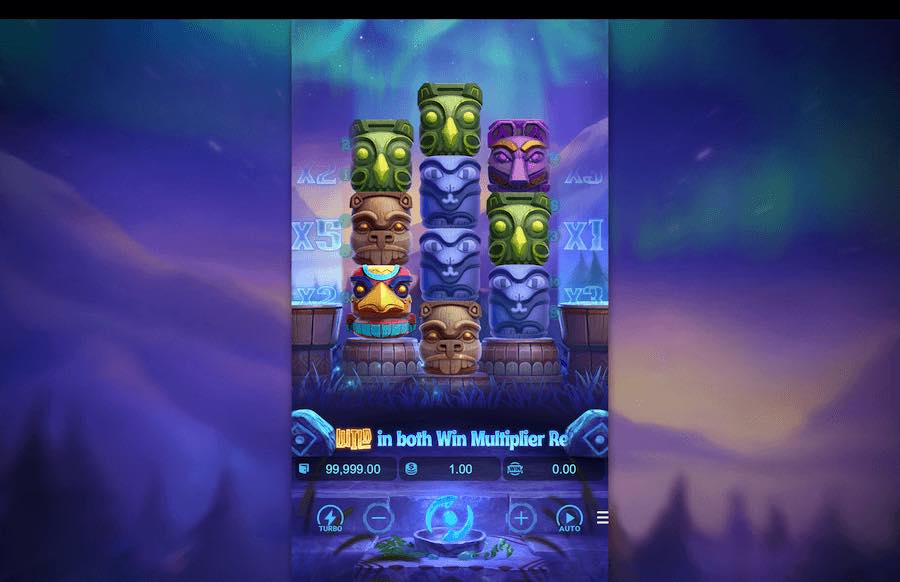 Totem Wonders slot base game 